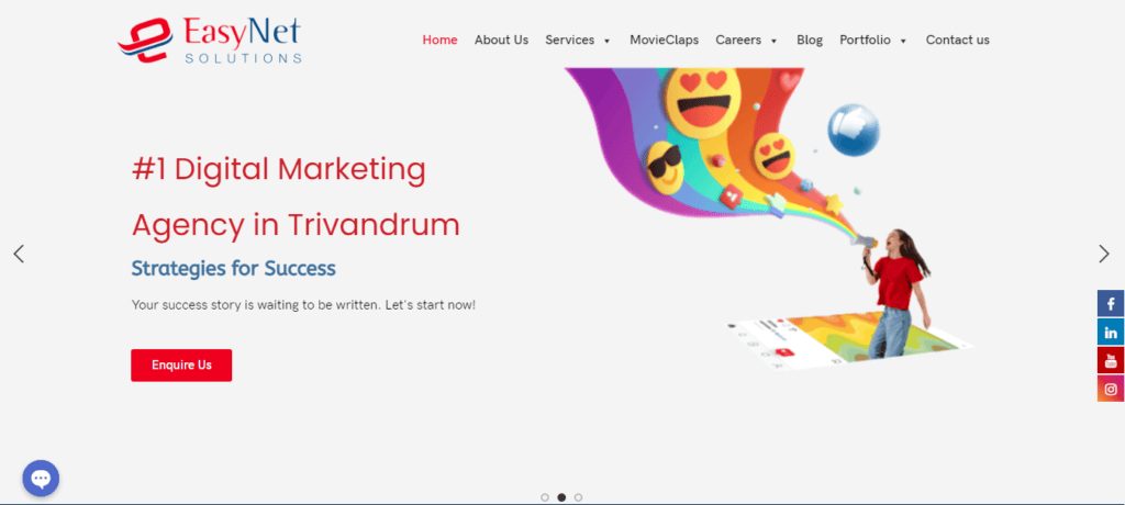 EasyNet Digital - One of the top-rated digital marketing agency in Trivandrum