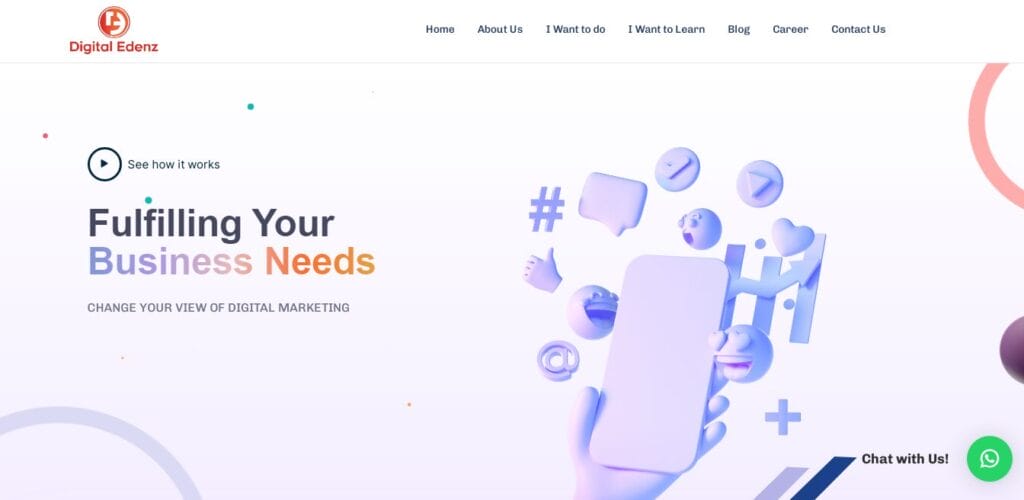 Digital Edenz - One of the top digital marketing company in Tivandum