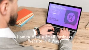 how to create a website for small business
